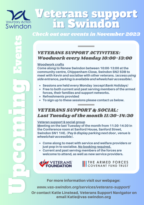 Veterans activities_November_New timelocation_2023