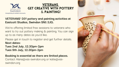 Veteran's pottery & painting sessions_July 2024